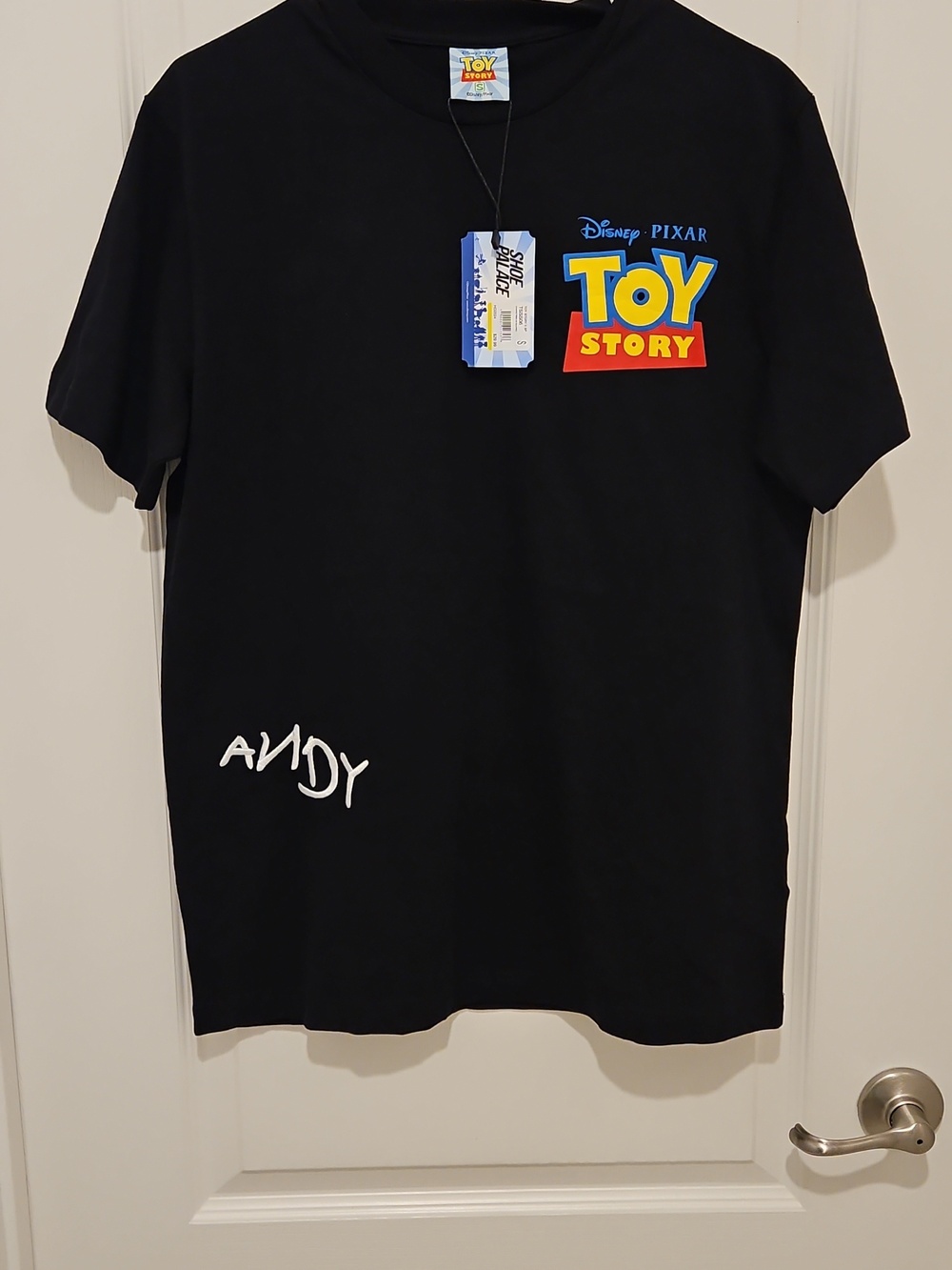 Disney Pixar Toy Story Graphic T-Shirt NWT Size S Front Logo Back Big Print